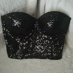 Sequin Bustier